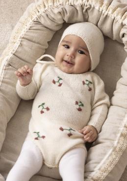 "Åsa" Body og kyse - Viking Design 2417-17 Kit - 1 - 24 mdr - Viking Trend merino petite
