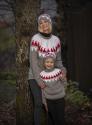 "Nisse" Genser og hue - Viking Design 2032-3 Kit - XXS-XXXL - Viking Alpaca Storm