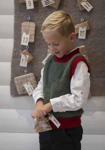 "Luka" Vest - Viking Design 2334-34 Kit - 2 - 12 år - Viking Wool