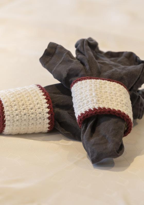 Kaspara 2 Servettringar - viking design 2334-12 kit - 16 x 6 cm - viking vår
