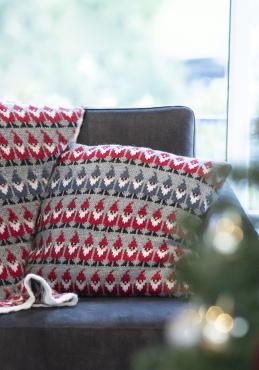Nissepude - Viking Design 2334-24 Kit - 45 x 45 cm - Viking Alpaca Storm