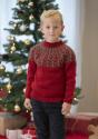 "Edgar" genser- Viking Design 2334-9 Kit - 2 - 12 år - Viking Wool