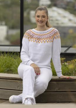 "Linde" Genser - Viking Design 2322-3 Kit - XS-XXL - Viking Bamboo 