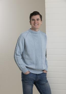 "Lyng" genser- Viking Design 2315-8B Kit - XS-XXL - Viking Vår