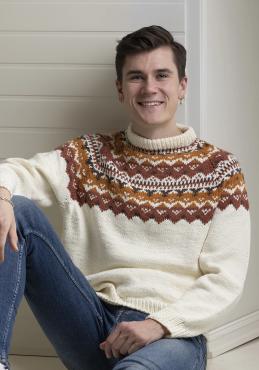 "Turt" genser- Viking Design 2315-6C Kit - XS-XXL - Viking Vår