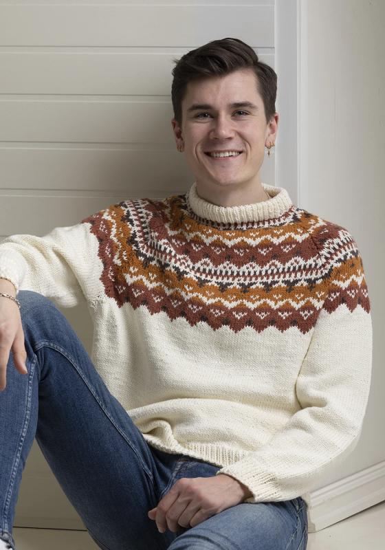 "Turt" tröja- Viking Design 2315-6C Kit - XS-XXL - Viking Vår