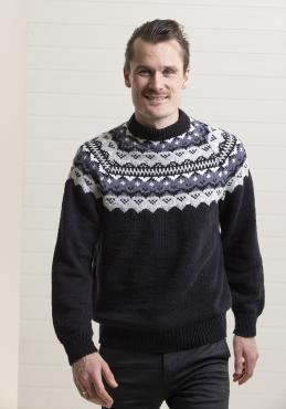 "Turt" genser- Viking Design 2315-6B Kit - XS-XXL - Viking Vår