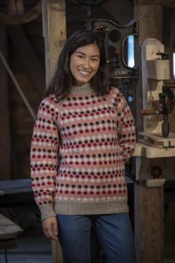 "Oppfinner" Genseren - Viking Design 2020-2B Kit - XXS-XXXL - Viking Eco Highland Wool 