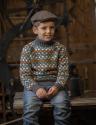 "Oppfinner" Genser - Viking Design 2020-1D Kit - 2-14 År - Viking Eco Highland Wool