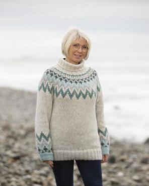 "Kathrine" Genser - Viking Design 2035-1C Kit - XS-XXL - Viking Alpaca Bris