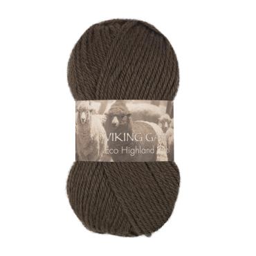Viking Eco Highland Wool 218 Mørk brun