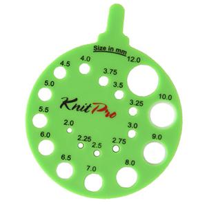 KnitPro Pindemåler Rund - Grøn