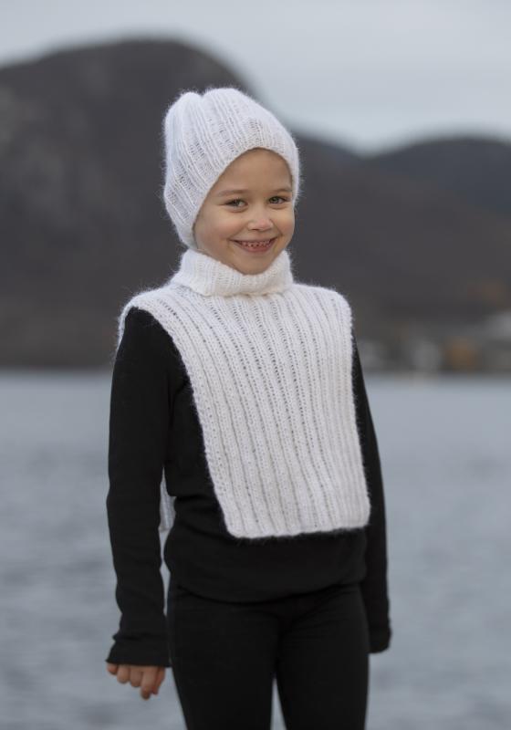 "Riba" Hals och mössa - Viking Design 2034-7 Kit - Barn - Viking Alpaca Bris