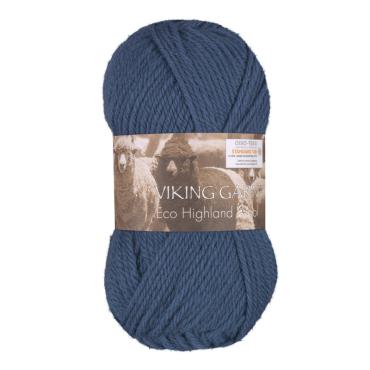 Viking Eco Highland Wool 222 Lys jeansblå
