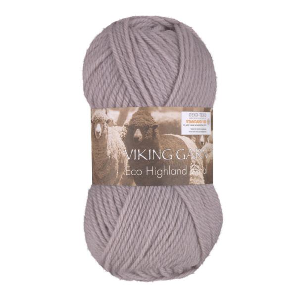 Viking Eco Highland Wool 266 Støvet lilla