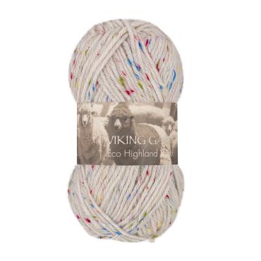 Viking Eco Highland Wool 270 Hvid tweed