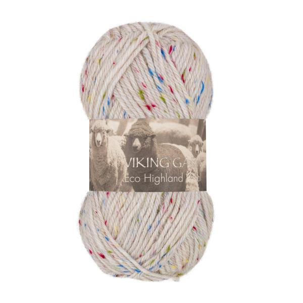 Viking Eco Highland Wool 270 Hvid tweed