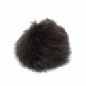 Pompon Pelskvast Kaninhår 60 mm - Brun