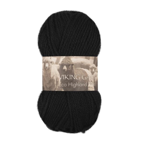 Viking Eco Highland Wool 203 Sort