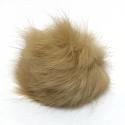 Pompon Pelskvast Kaninhår 60 mm Beige