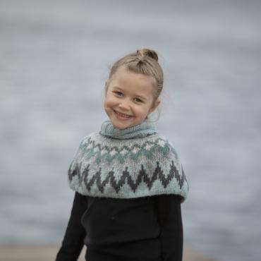 "Kathrine" Hals og hue - Viking Design 2034-1 Kit - 2-12 År - Viking Alpaca Bris