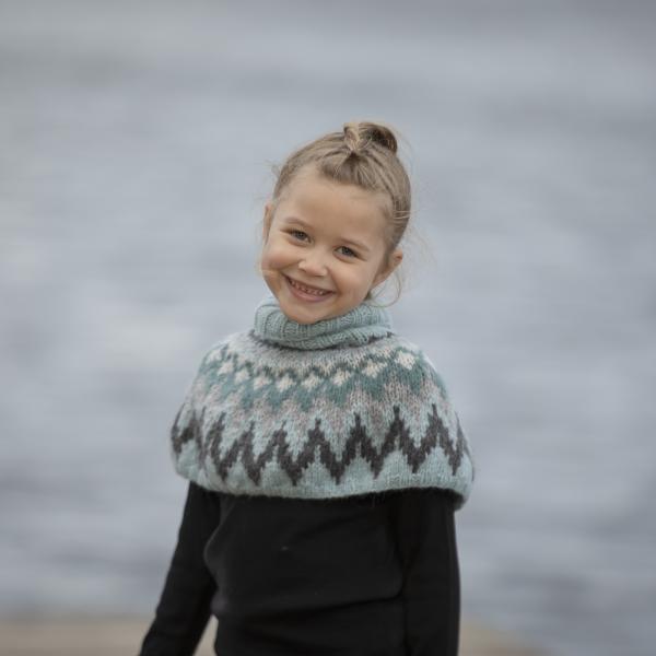"Kathrine" Hals og hue - Viking Design 2034-1 Kit - 2-12 År - Viking Alpaca Bris