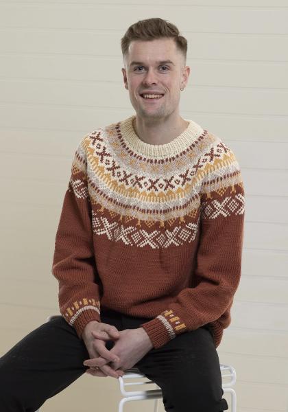 "Apal" genser- Viking Design 2315-1B Kit - XS-XXL - Viking Vår