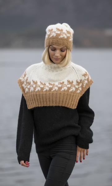 "Lykke" Hals og hue - Viking Design 2033-8 Kit - Dame - Viking Alpaca Bris
