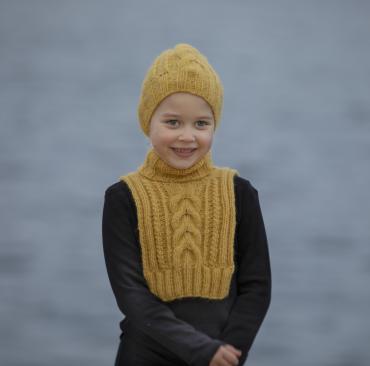 "Mila" Hals og hue - Viking Design 2033-7 Kit - Barn - Viking Alpaca Bris