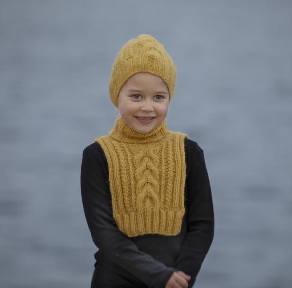 "Mila" Hals og hue - Viking Design 2033-7 Kit - Barn - Viking Alpaca Bris