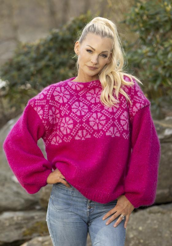 "Cora" Tröja - Viking Design 2416-9 Kit - XS-XL - Viking Alpaca Bris