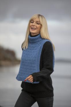 "Reie" Hals - Viking Design 2033-4 Kit - Dame - Viking Alpaca Bris