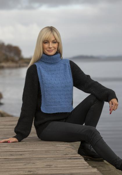 "Reie" Hals - Viking Design 2033-4 Kit - Dame - Viking Alpaca Bris