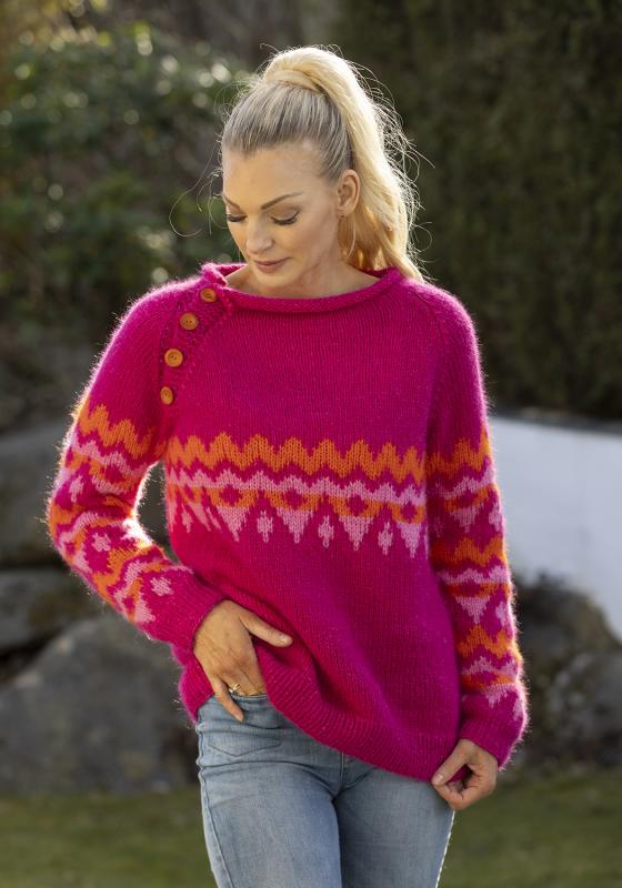 "Gia" Tröja - Viking Design 2416-5 Kit - XS-XXL - Viking Alpaca Bris