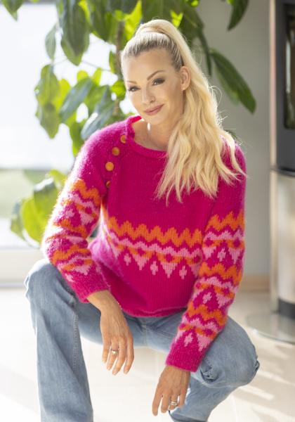 "Gia" Genser - Viking Design 2416-5 Kit - XS-XXL - Viking Alpaca Bris