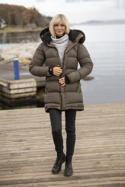 "Tikk" Hals i dobbelt garn - Viking Design 2033-2 Kit - Dame - Viking Alpaca Bris