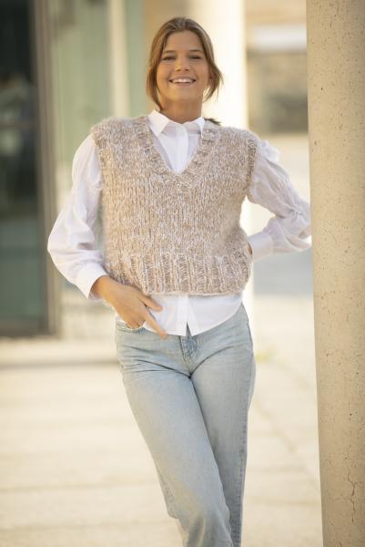 "Plain" Vest - Viking Design 2029-8 Kit - XS-XXL - Viking Alpaca Bris og Mohrino
