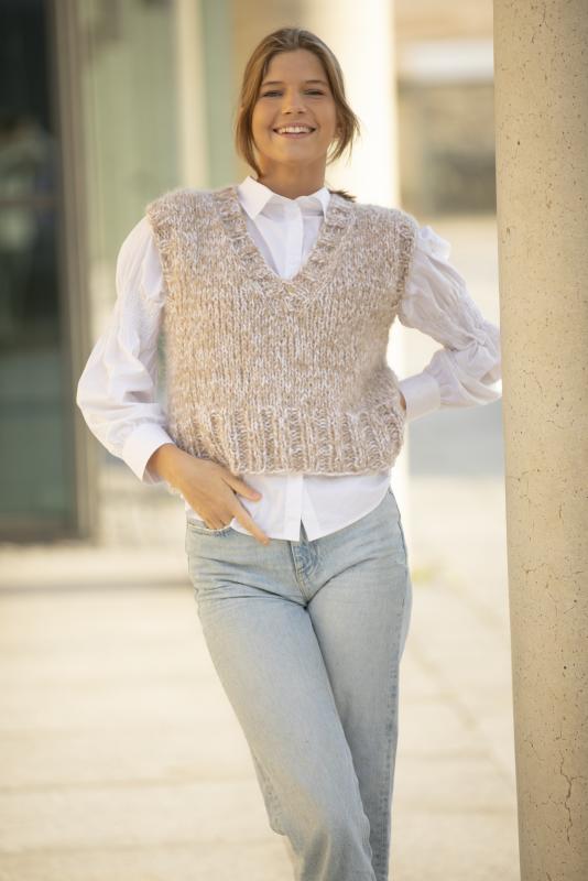 "Plain" Väst - Viking Design 2029-8 Kit - XS-XXL - Viking Alpaca Bris och Mohrino