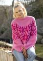"Luna" Genser - Viking Design 2416-2 Kit - XS-XL - Viking Alpaca Bris
