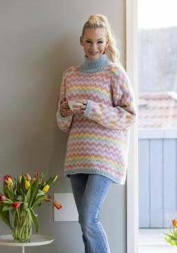 "Emina" Genser - Viking Design 2416-1 Kit - XS-XXL - Viking Alpaca Bris