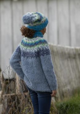 "Nova" Genser og hue - Viking Design 2026-8 Kit - 2-12 År - Viking Mohrino