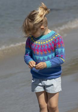 "Flamenco" Genser - Viking Design 2422-3D Kit - 2-12 År - Viking Bamboo