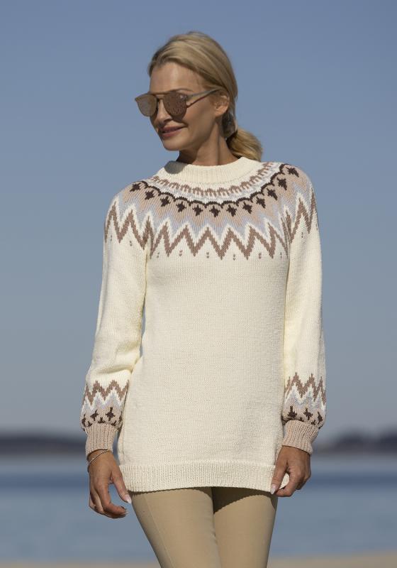 "Kathrine" Tröja - Viking Design 2319-10 Kit - XS-XXL - Viking Bamboo