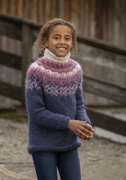 "Nova" Genser og hue - Viking Design 2026-2 Kit - 2-12 År - Viking Mohrino