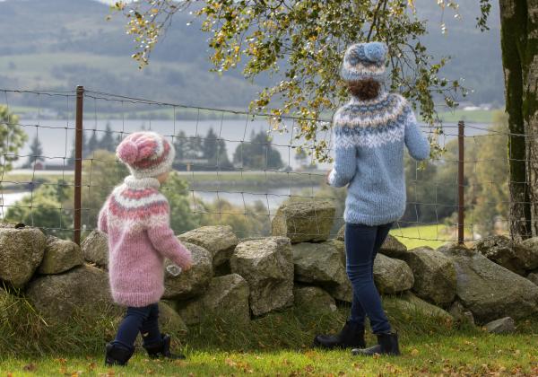 "Nova" Genser og hue - Viking Design 2026-1 Kit - 2-12 År - Viking Mohrino