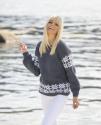 "Kos" Genser - Viking Design 2022-9 Kit - XS-XXL - Viking Alpaca Bris