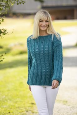 "Spore" Genser - Viking Design 2022-7 Kit - XS-XXL - Viking Alpaca Bris