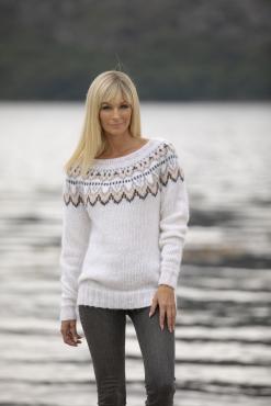 "Mole" Genser - Viking Design 2022-4 Kit - XS-XXL - Viking Alpaca Bris