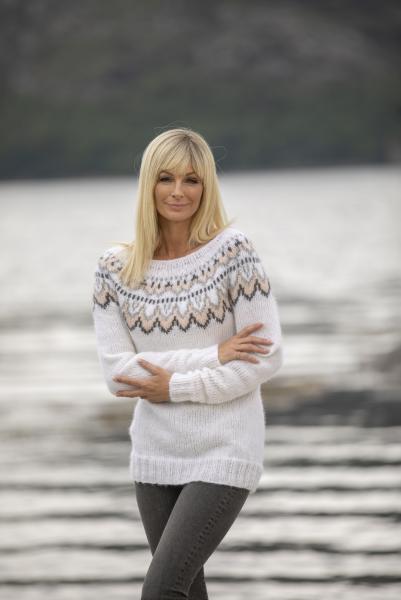 "Mole" Genser - Viking Design 2022-4 Kit - XS-XXL - Viking Alpaca Bris