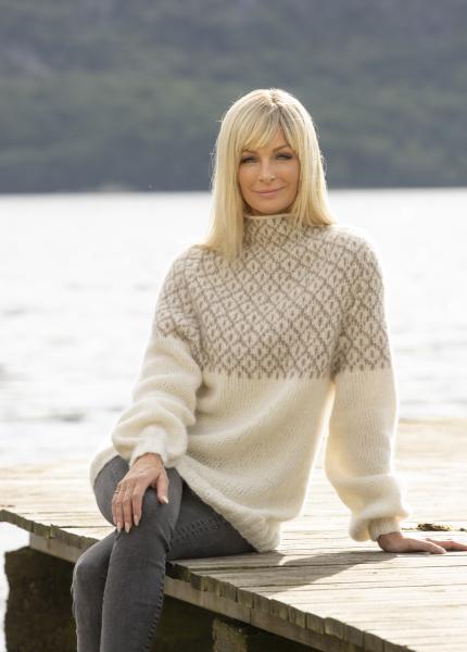 "Glød" Genser - Viking Design 2022-3 Kit - XS-XXL - Viking Alpaca Bris